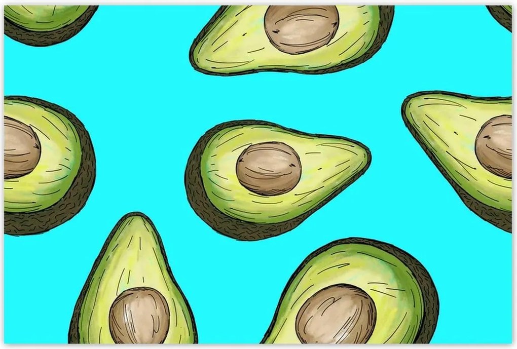 Poszterek 120x80 Avokádó Gyümölcs Natu mag