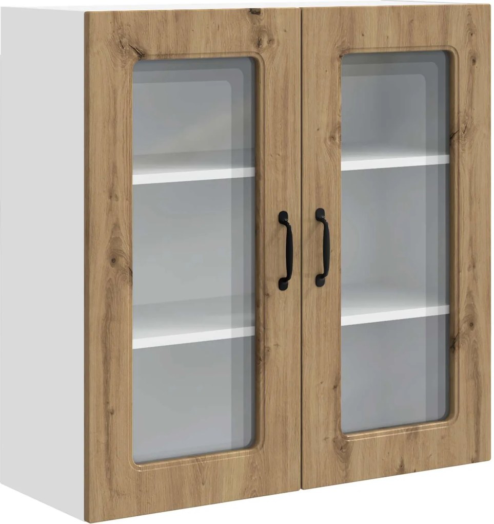 vidaXL Konyhaszekrény Kalmar Artisan tölgy 80 x 31 x 80 cm Faanyag