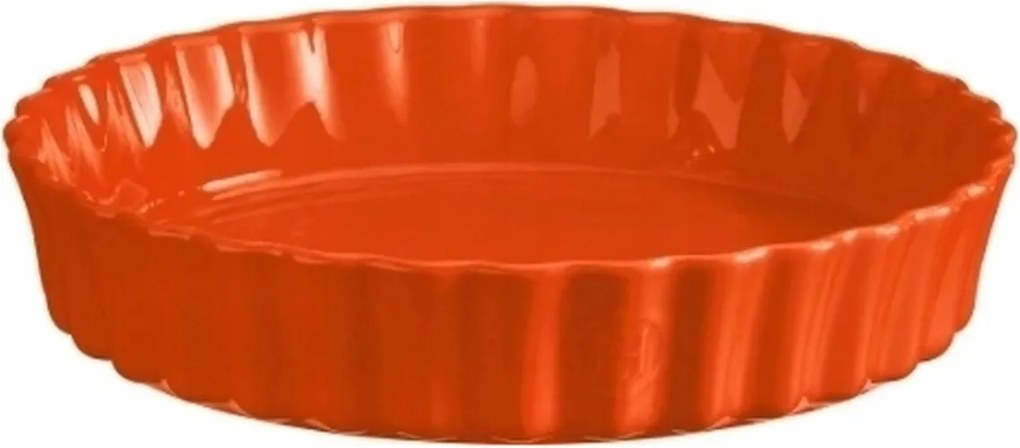 Emile Henry mély tortaforma, 28 cm, toszkán narancssárga