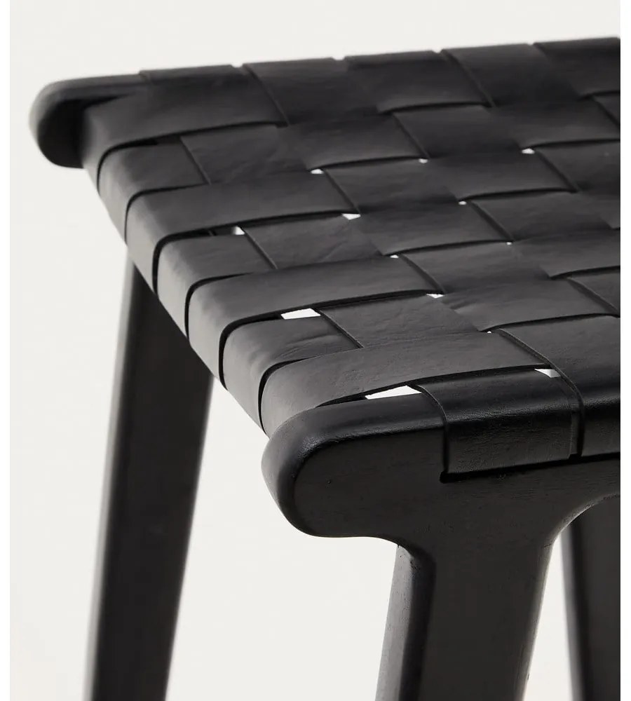 Fekete mahagóni fa bárszék Calixta – Kave Home