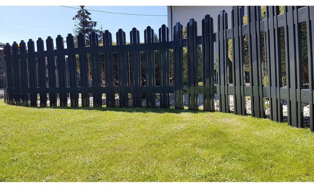 Mega kerti kerítés antracit, 4,7 m