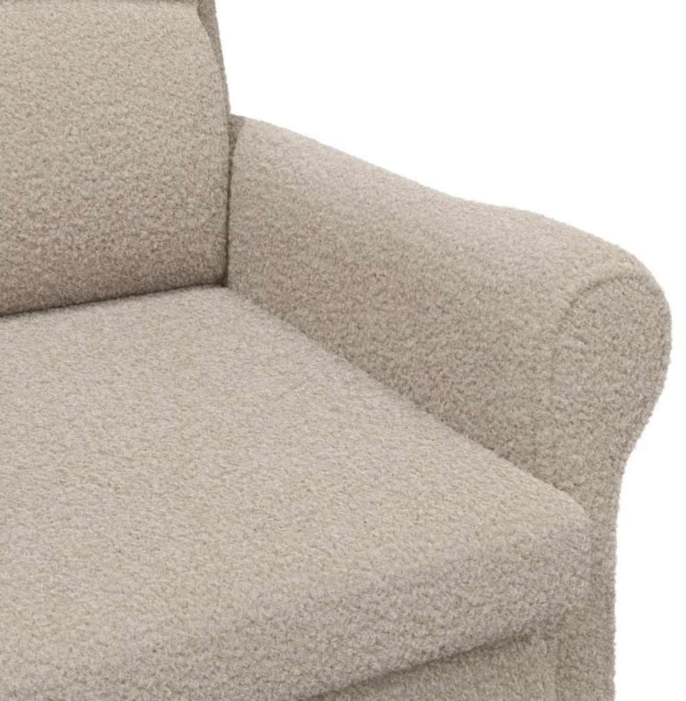 Ergonomikus Karosszék Világosszürke Poliészter, Fa Standard