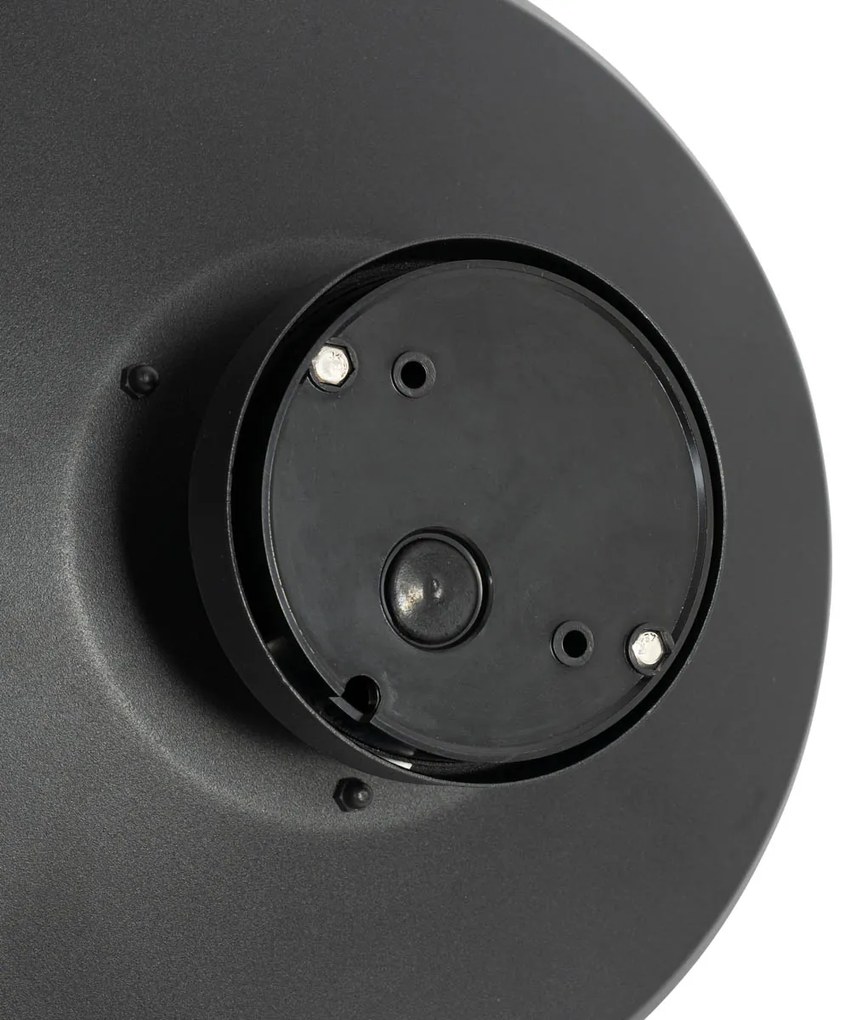 Design kültéri mennyezeti lámpa fekete IP44 - Morty