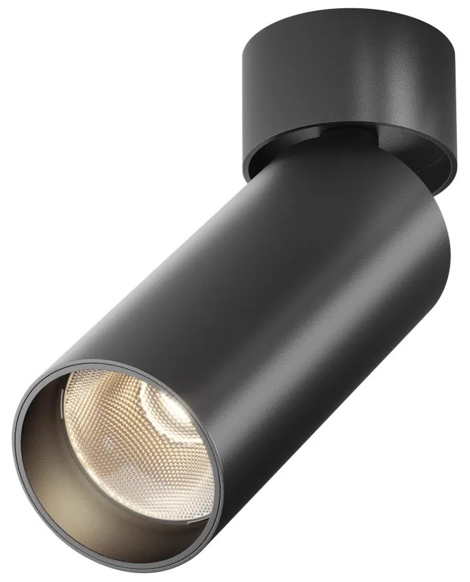C055CL-L12B3K-W-D-B FOCUS LED Alumínium Mennyezeti Lámpa Fekete Színű LED 12 W 3000 Kelvin 900 Lumen IP20