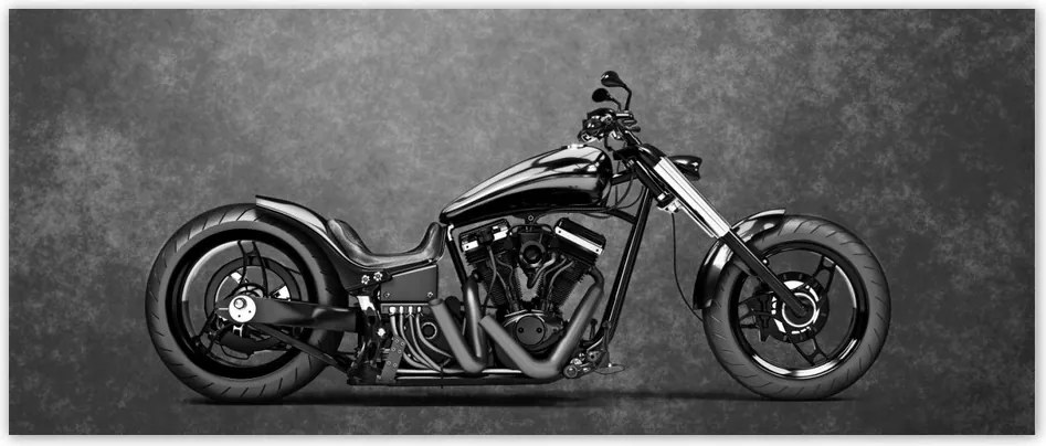 Fotótapéta flizelina 250x104 Motor Chopper