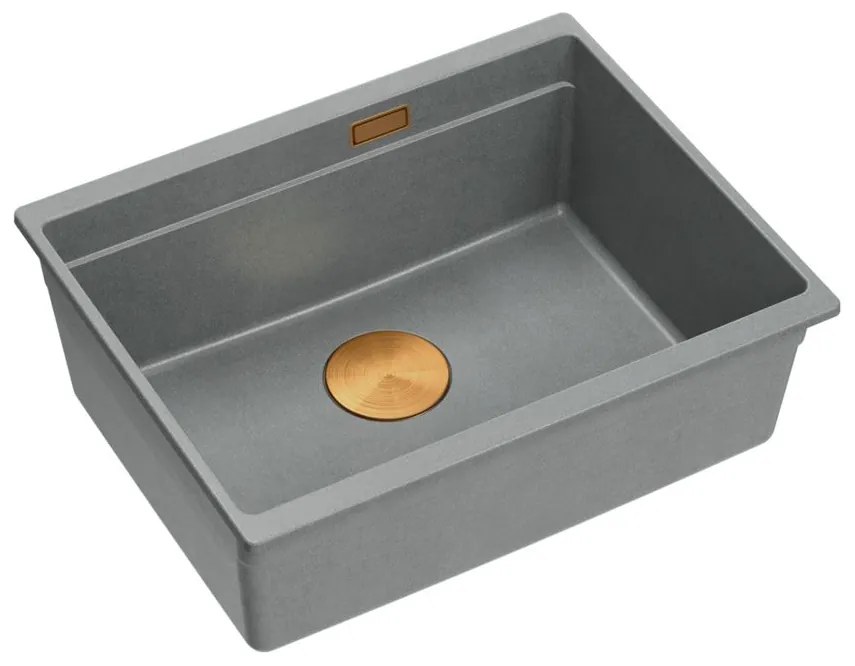 gránit mosogató Logan 100 Grey Metallic