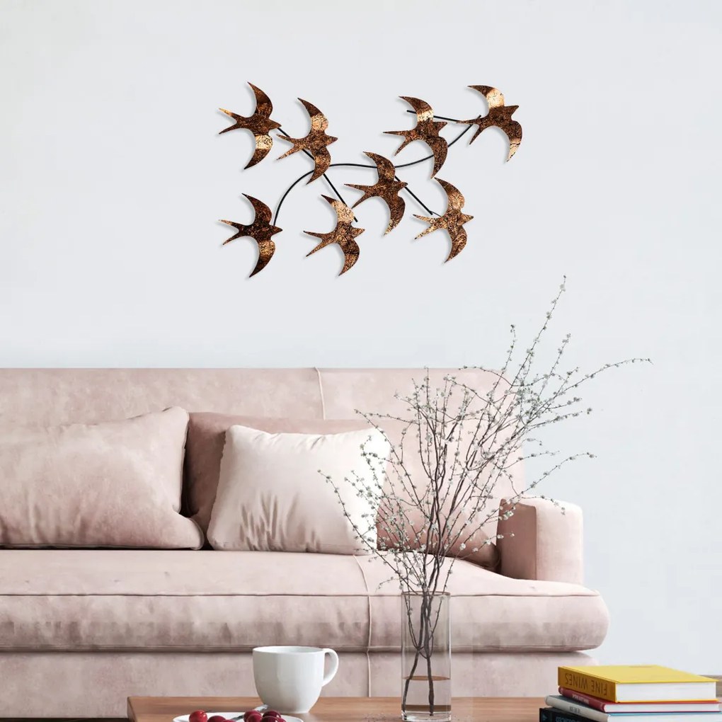 Flying fém fali dekoráció, 69×41 cm – TR891TNL3290