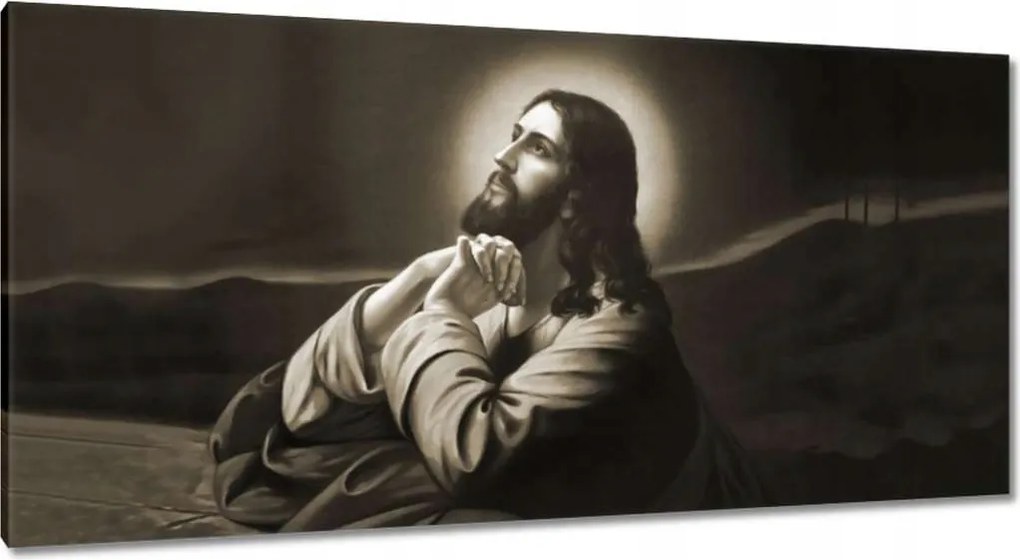 Képek 115x55 Jézus imádkozik a kertben