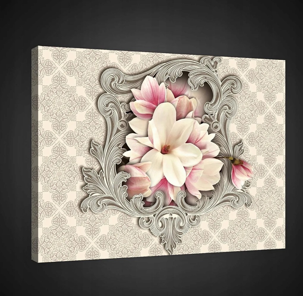 Vászonkép a konyhába, vászonkép virágok 100x75