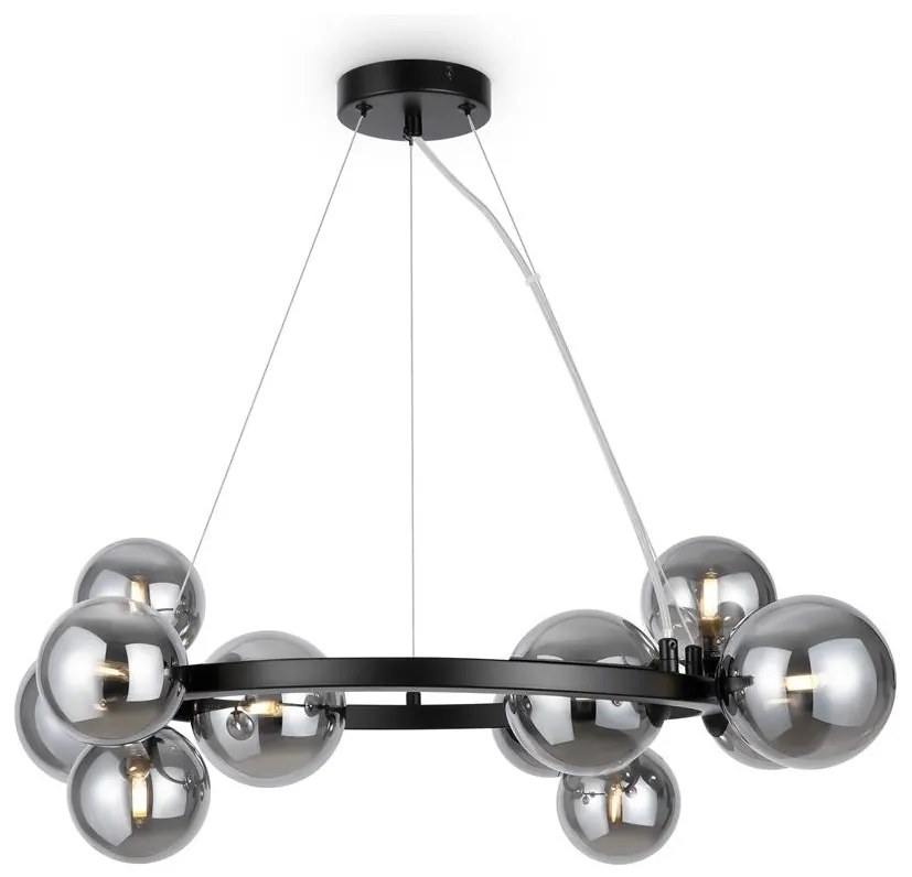 Maytoni MOD545PL-11B - Csillár zsinóron DALLAS 11xG9/28W/230V fekete