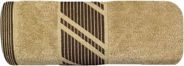 Törölköző 50x90 bézs 500g/m2 frottír