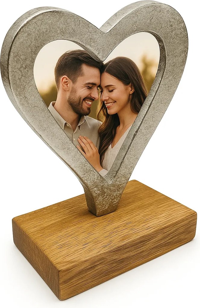 Szív Figura Ajándék Valentin Napra Képkeret Neki