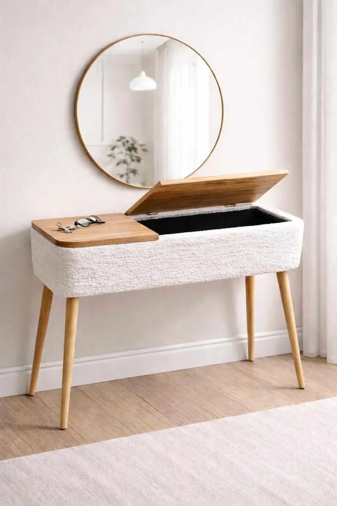 Sole komód, fehér, 90 cm