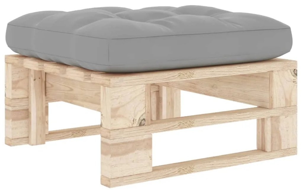 Impregnált fenyőfa kerti raklapzsámoly