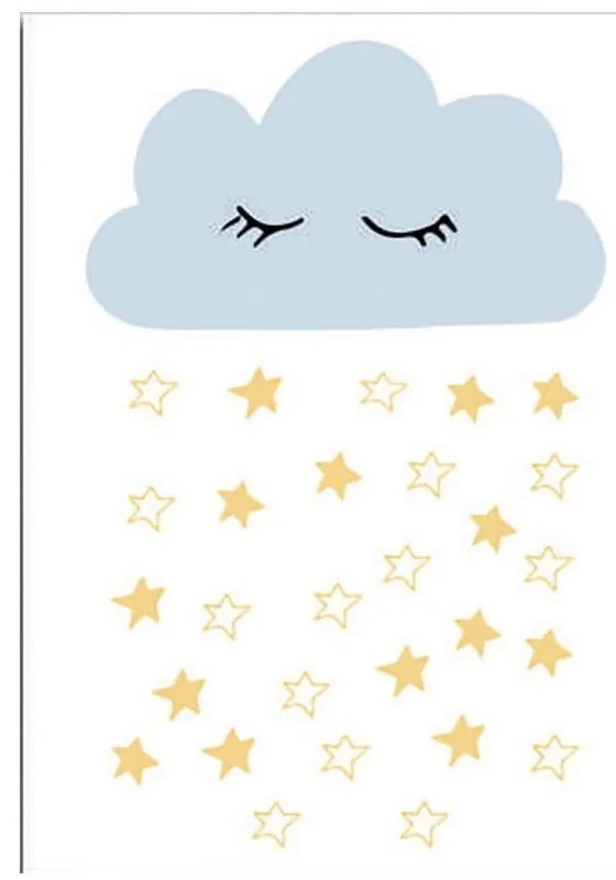Gyerekszoba kép 30x40 cm Cloud – Wallity
