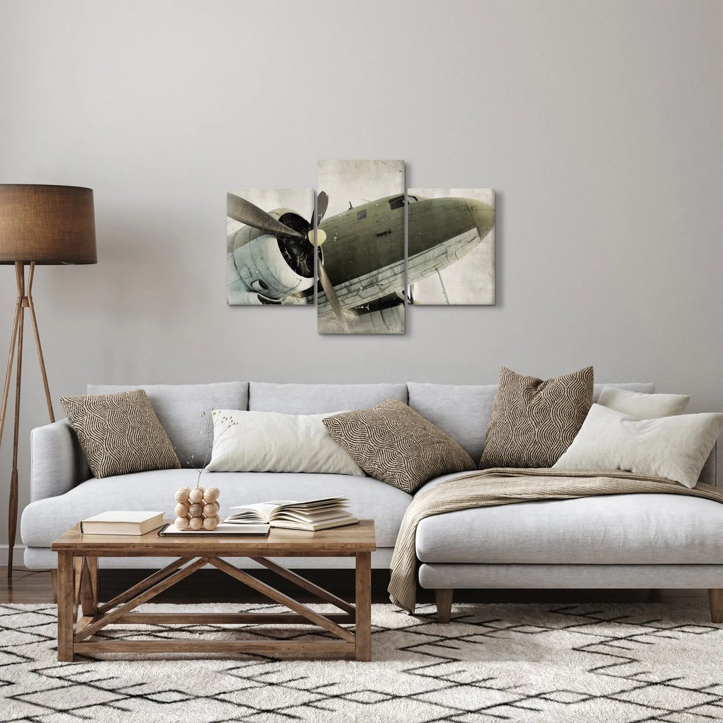 Kép - Régi légcsavaros repülőgép (90x60 cm)