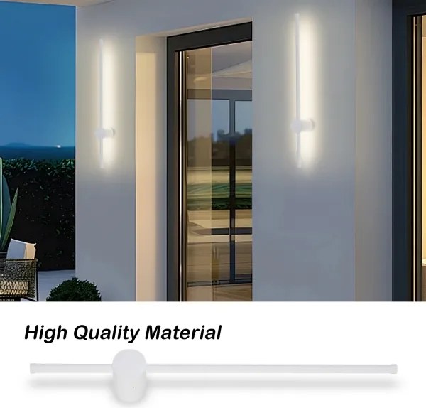 BRILAGI - AURA LED kültéri fali lámpatest LED/12W/230V 3000K IP54 65 cm fehér CRI 90