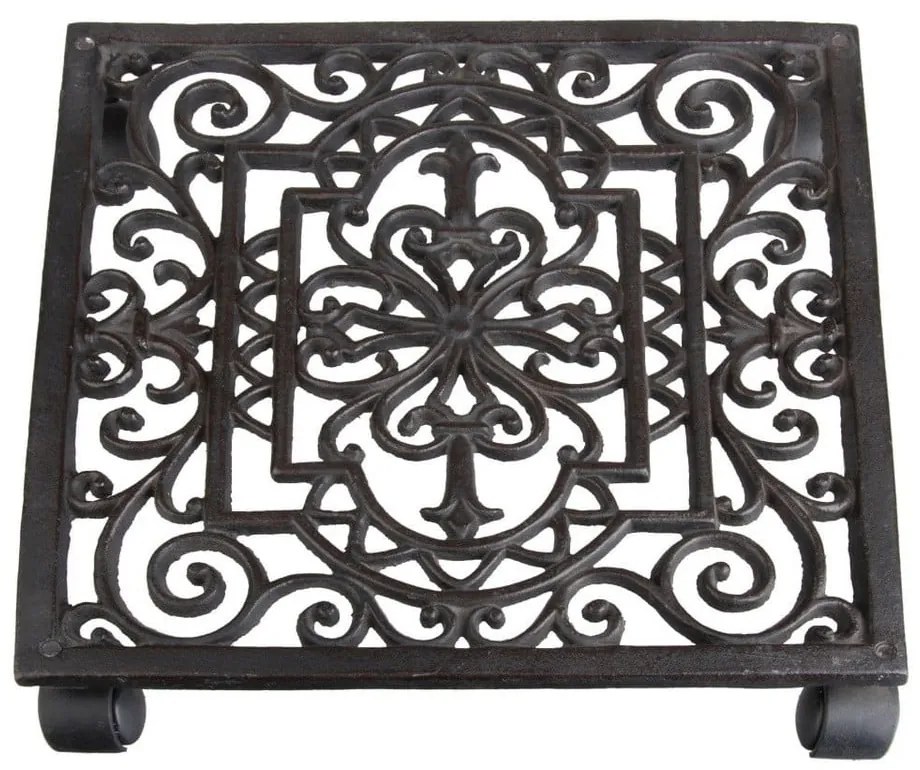 Fém gurulós virágállvány Ornament – Esschert Design