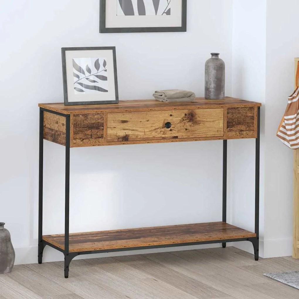 Konzolasztal Other Régi fa 100 x 34.5 x 75 cm Faanyag