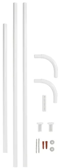 WENKO 19214100 - Rúd UNIVERSAL 2x2 cm fehér