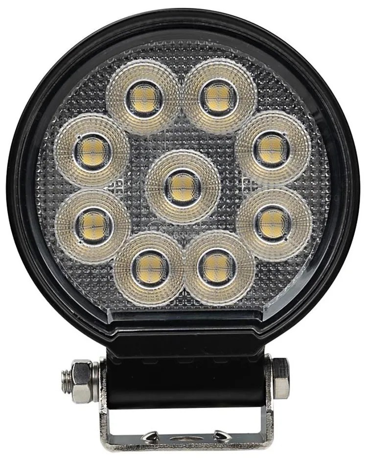 LED Autós spotlámpa BLACK LED/36W/10-30V IP69 5700K kerek