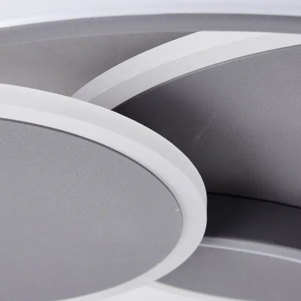 Brilliant - LED Dimmelhető mennyezeti lámpa RUNDA LED/50W/230V 3000-6500K fekete + távirányító