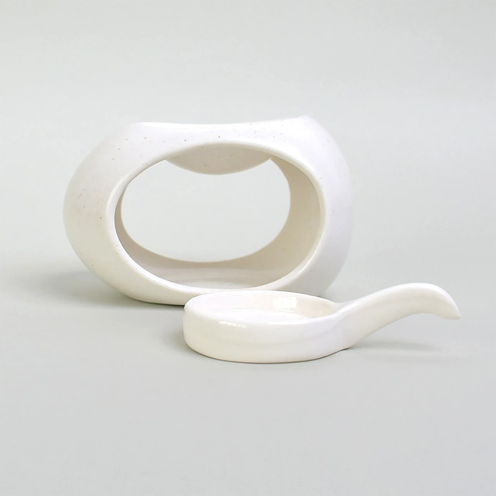 Kandalló Illat Kerámia Diffúzor Illóolajok Viasz adagolóval