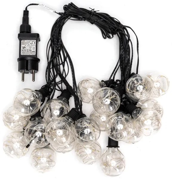 Aigostar - LED kültéri dekorációs fényfüzér 160xLED/3,6W/230V 10m IP44 hideg fehér