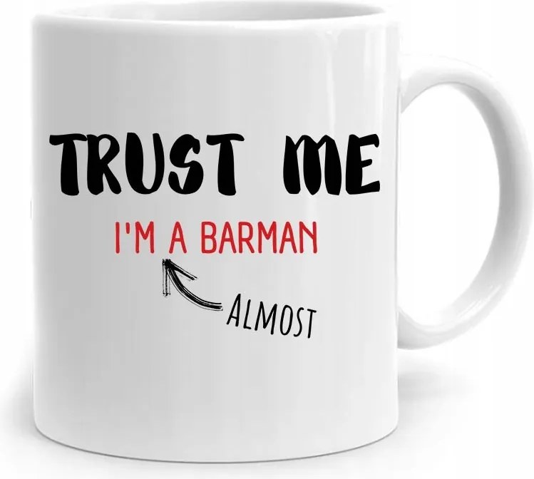 Ajándék Bögre Csaposnak Trust Me I'M A Csapos fényképes nyomattal