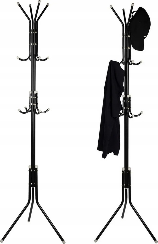 Fém ruhaakasztó padlóállvány 170 cm Elitehoff 6287 fekete