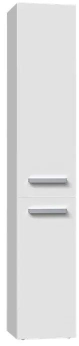 Drohmo Nel IV fürdőszoba szekrény, 31x174x30 cm, fehér