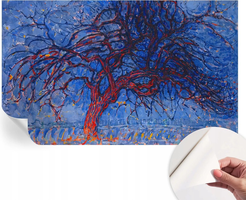 Design fali fotótapéta öntapadós Lángoló fa 416x254 cm