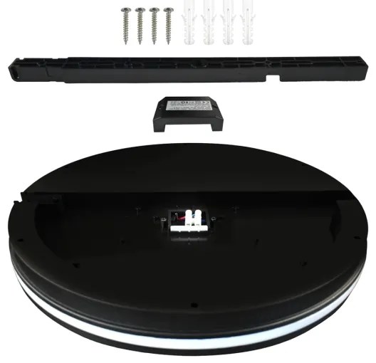 LED Kültéri mennyezeti lámpa MARLON LED/12W/230V 4000K IP54 fekete