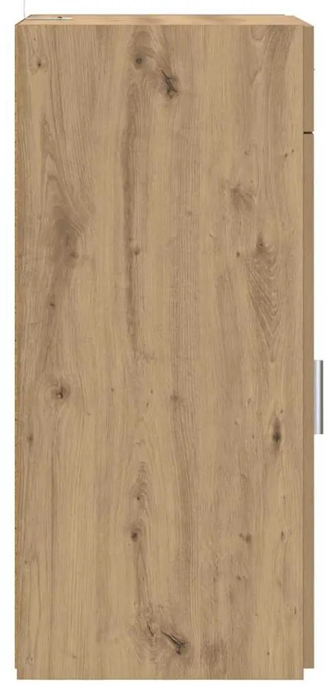 Széf fiókkal kézműves tölgy 42.5 x 40 x 93 cm Faanyag