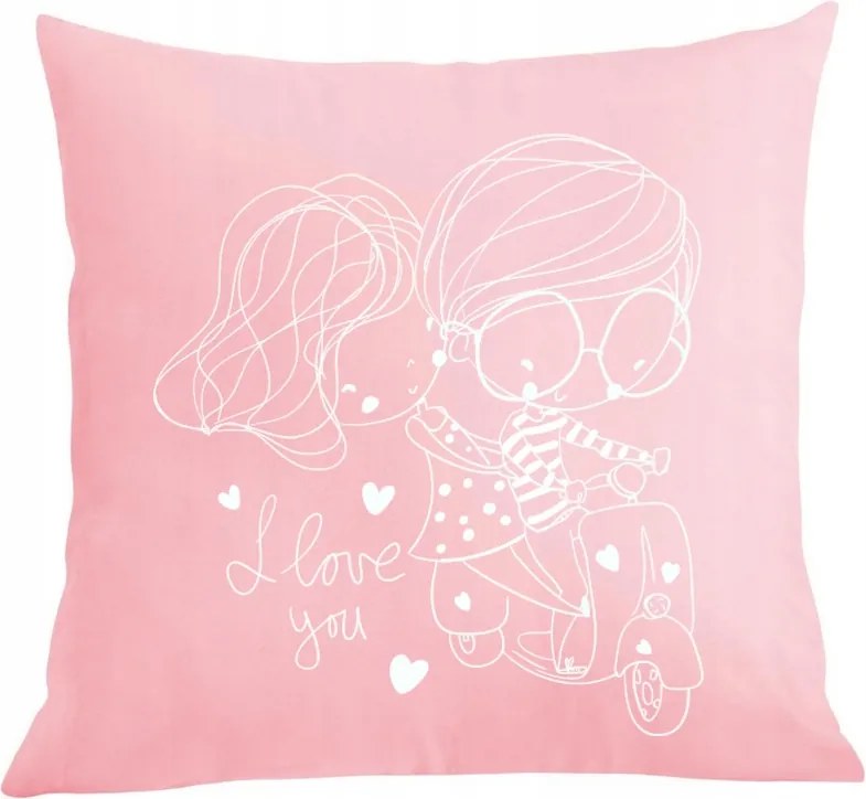 Párna párnahuzat Valentin nap Szeretlek