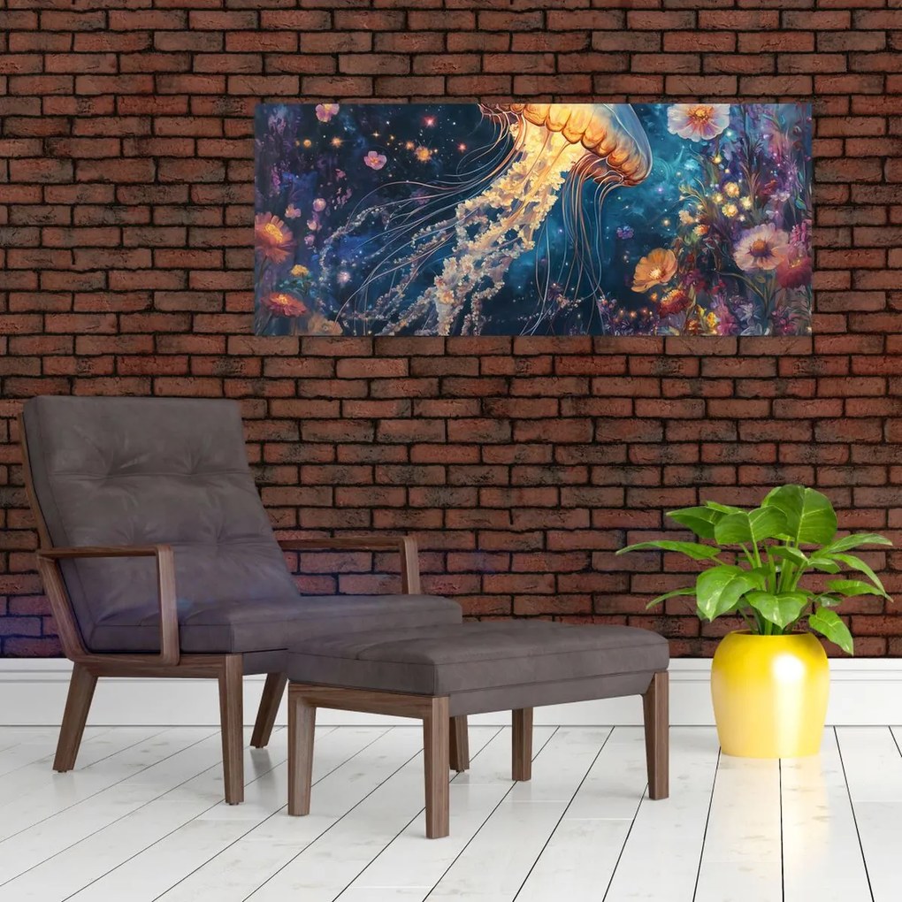 Kép - Varázslatos medúza (120x50 cm)