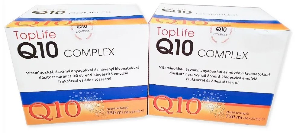 Q10 Koenzim Complex TopLife ampullás 2 dobozos Kedvezőbb ár