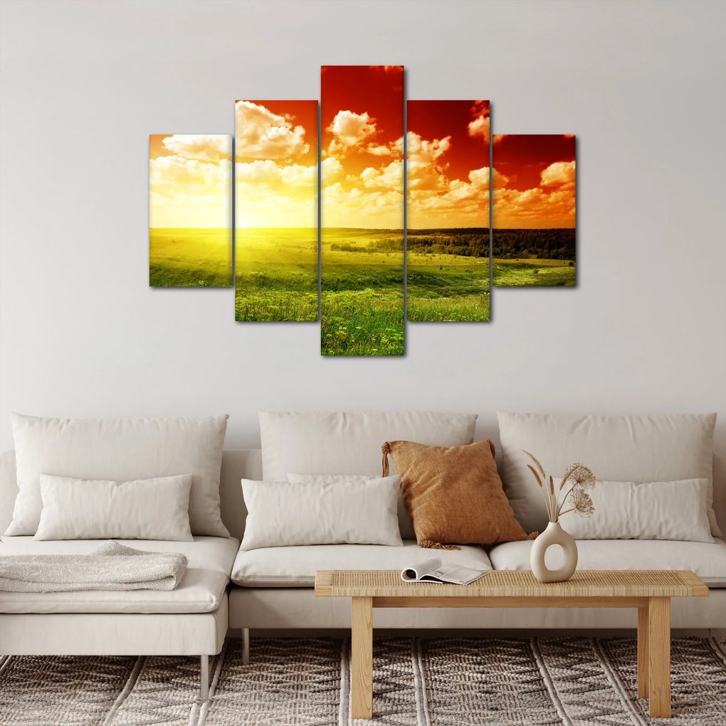 Nyári rét képe (150x105 cm)