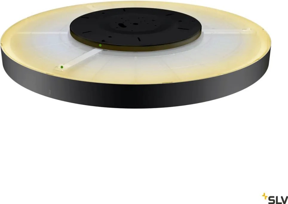 SLV 1007308 MEDO Modern Kültéri Mennyezeti Lámpa Fekete LED IP50