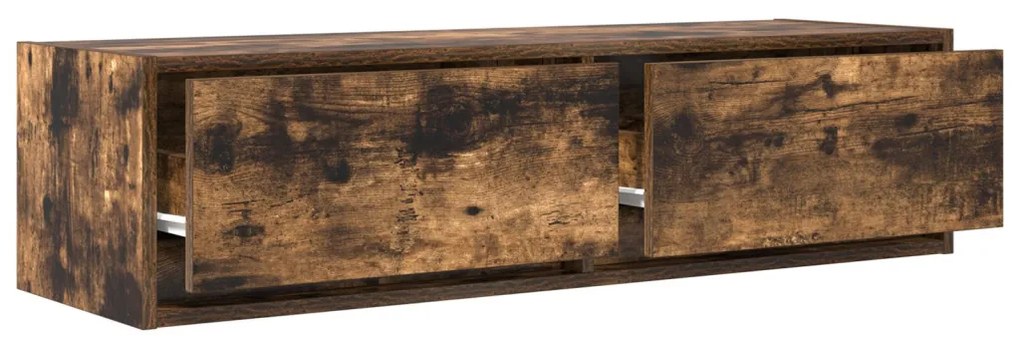 Televíziós szekrény Füstölt tölgy 100x31x25,5 cm Mérnöki fa