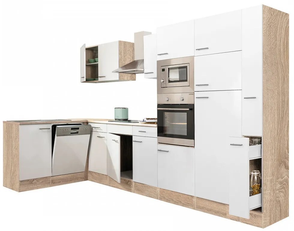 Yorki 370 sarok konyhabútor felülfagyasztós hűtős kivitelben