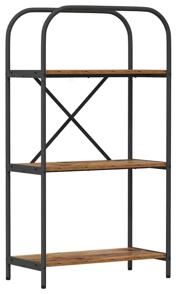 Könyvespolc Régi fa 60 x 30 x 109 cm Faanyag