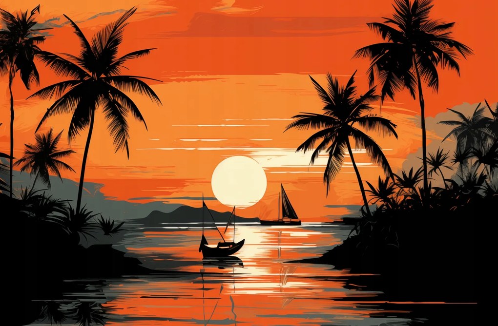 Poszter 91,5x60cm Trópusi nyugalom