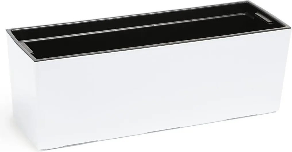 Virágtartó Doboz Bouquet fehér Magasfényű 56cm Utántöltő