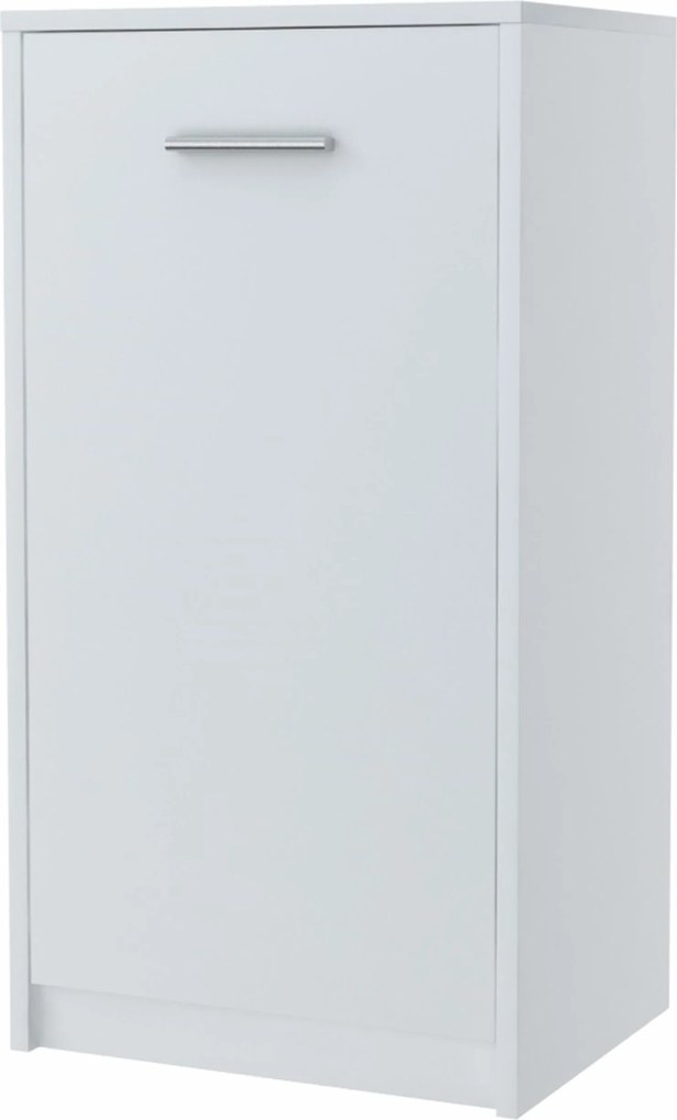 Komód szekrény Bodo 1D Fehér 40cm könyvespolc 1 ajtós Ufc