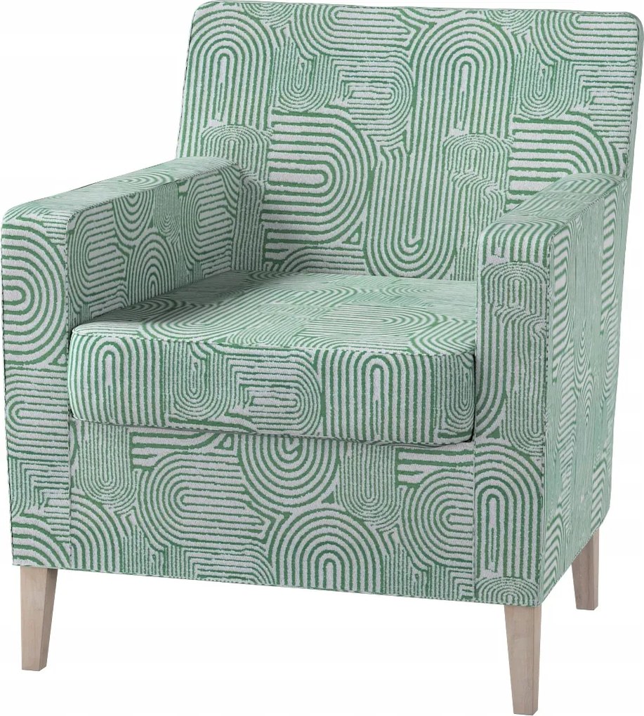 Karlstad Ikea fotelhuzat, menta-ecru