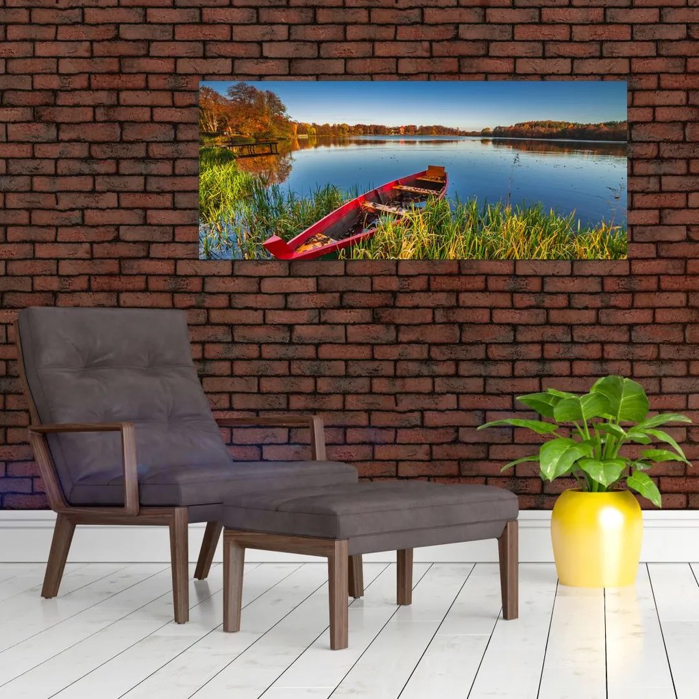 Egy piros pont képe (120x50 cm)