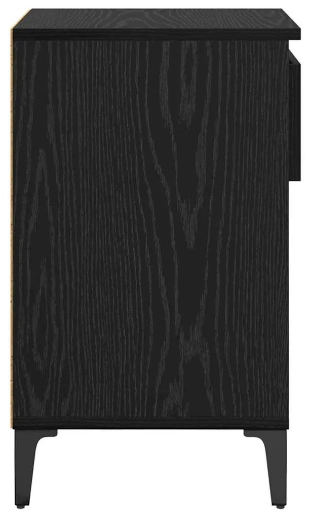 Cipőszekrény fiókkal Musta tammi 102 x 36 x 60 cm Faanyag