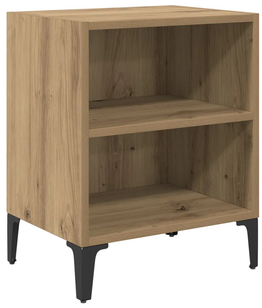 Éjjeli Szekrények 2 db Kézműves tölgy 40x30x50 cm Mérnöki fa