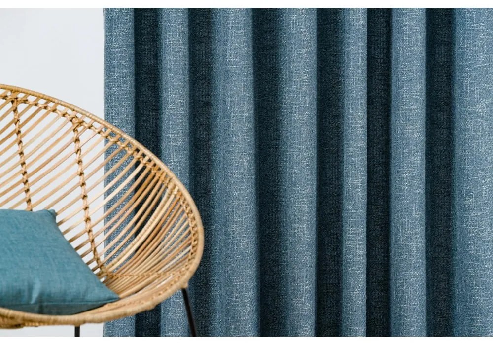 Kék függöny 140x245 cm Riva – Mendola Fabrics